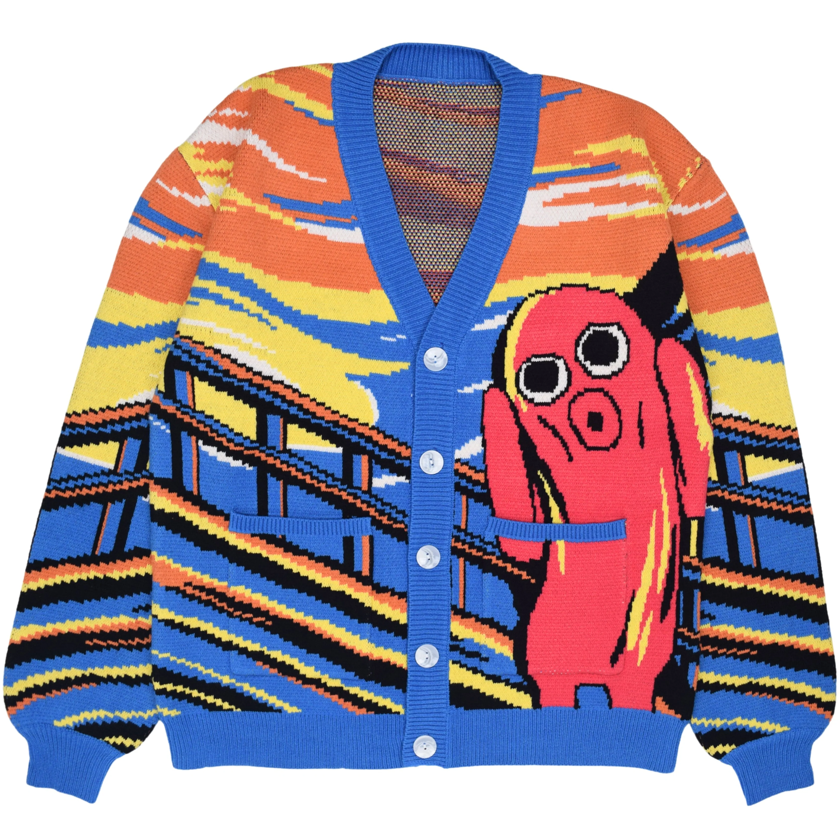 Nobody Sausage Scream Cardigan - FASHION
