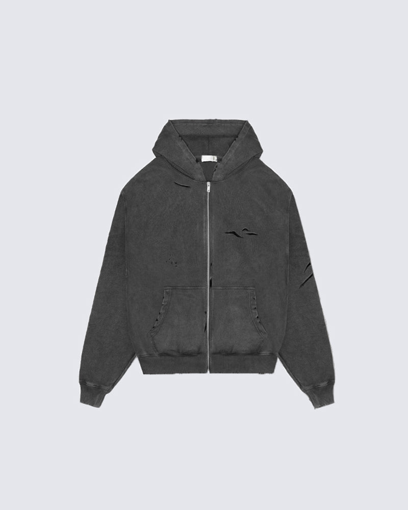 Zipped Pocket Hoodie - FASHION